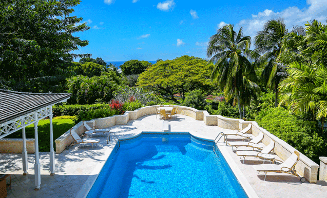 Aurora View Over Pool