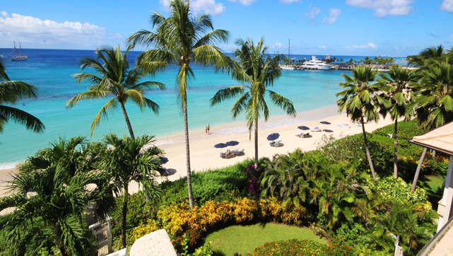 View from Port St. Charles. Barbados