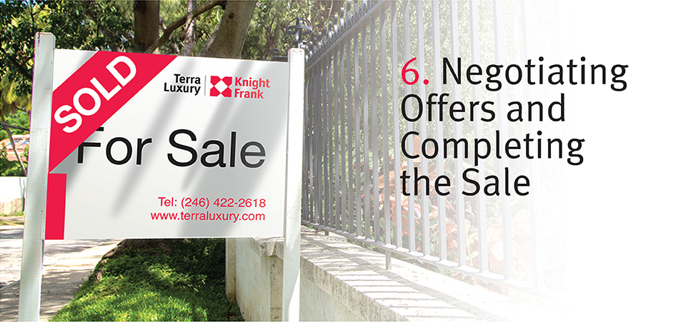 Negotiating Offers and Completing the Sale