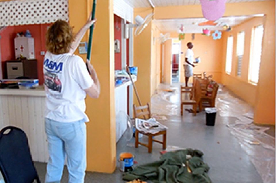 Beautification Project for the Joan Arundell Daycare Centre – Repainting of the interior of the Day Care Centre